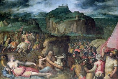 El asedio de San Leo de Giorgio Vasari